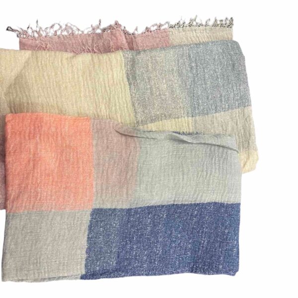 Φουλάρι Χρωματιστά Τετράγωνα 160*80εκ