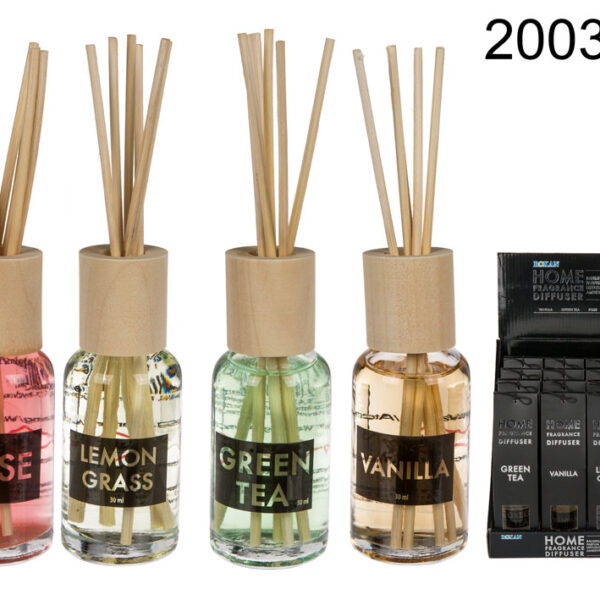 Αρωματικό Χώρου Sticks "Home Perfume sticks" 30ml 4 Αρώματα- 14 x 3 x 4 cm