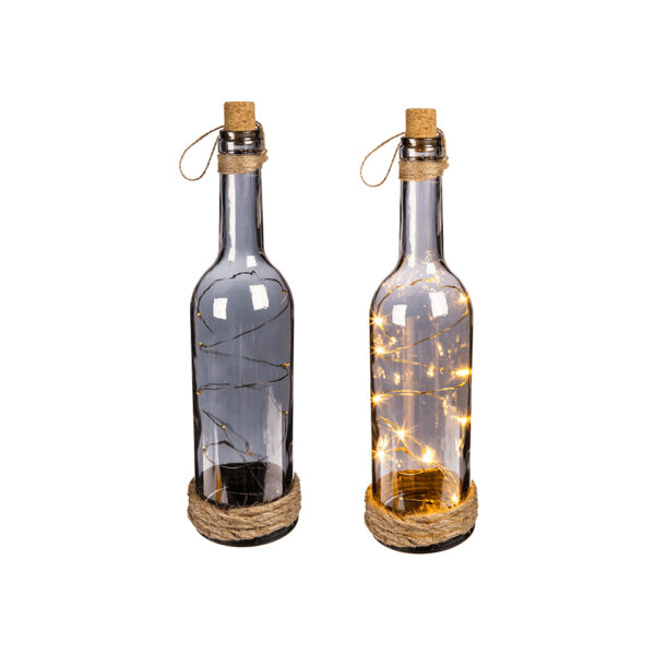 Διακοσμητικό Μπουκάλι Λάμπα με LED 30 x 7 cm (Led Light)