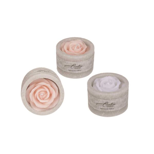 Κερί, τριαντάφυλλο, 7, 5 x 5 cm