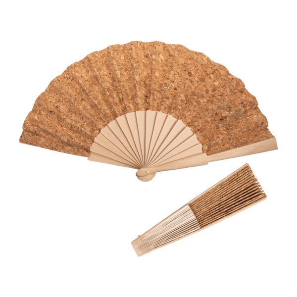 Ξύλινη Βεντάλια από Φελλό 23 cm