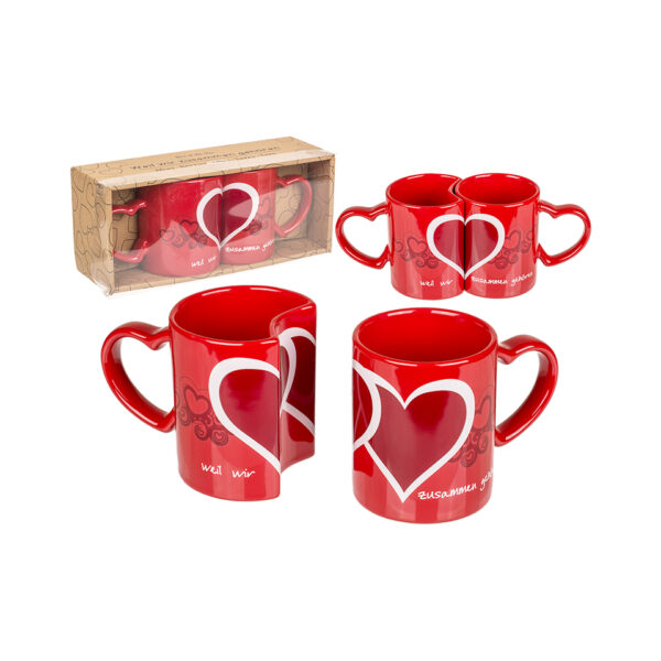 Διπλή κούπα Καρδιά (Valentine's Day)