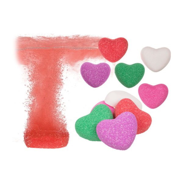 Άλατα Μπάνιου Καρδιά 150γρ. 12/display (Valentine's Day)