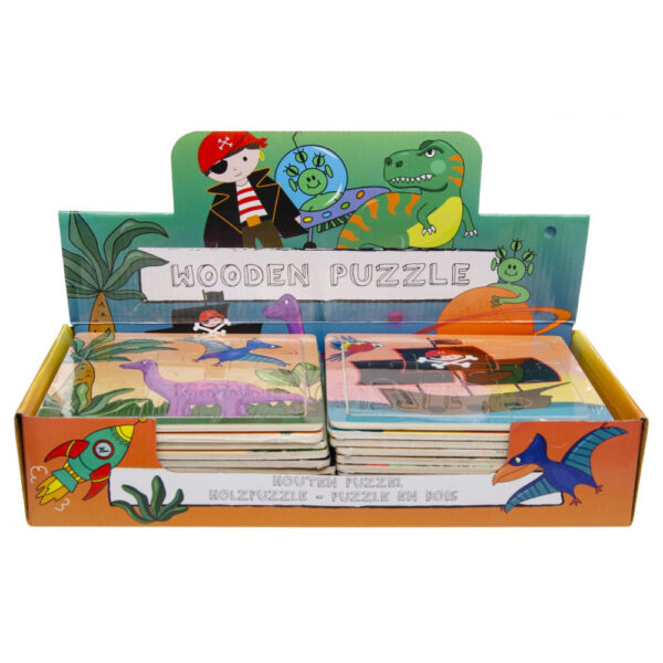 Ξύλινο Παζλ Για Αγόρια 24/Display