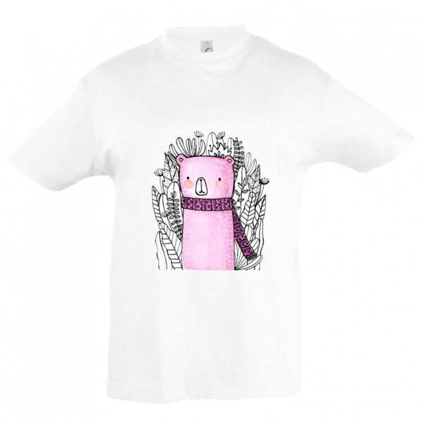 Παιδική Μπλούζα - Ροζ Αρκουδάκι