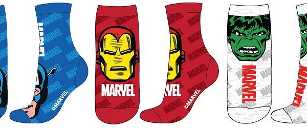 Κάλτσες για αγόρια Avengers Μεγέθη: 23-34