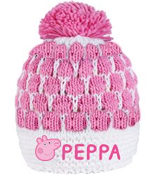 Κοριτσίστικος χειμερινός σκούφος Peppa Pig Μεγέθη: 52-54