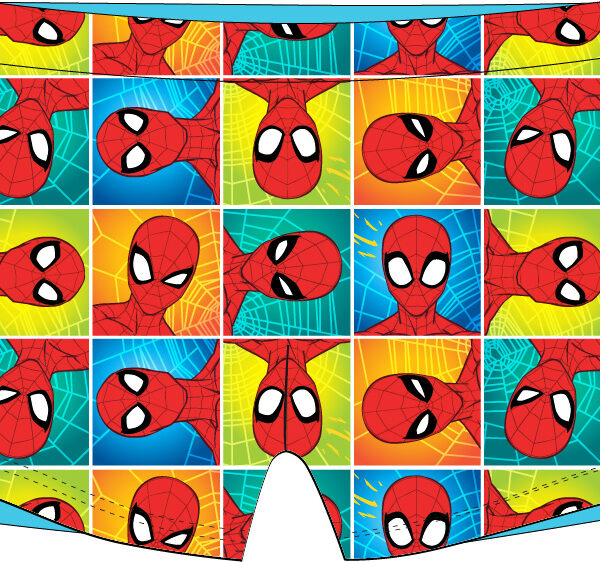BOY'S SWIMMING BOXERS SPIDERMAN Sizes: 104-134