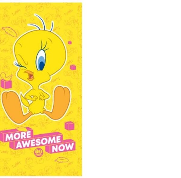 Πετσέτα Μπάνιου Looney Tunes Tweetie Pie 140 X 70 Cm Fast Dry Tweety Bird
