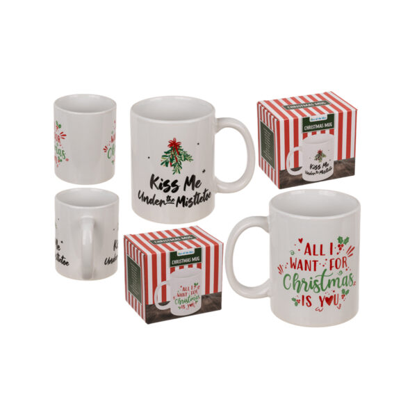 Κούπα Χριστουγεννιάτικη, Christmas Dreams, 10 x 8 εκ, σε κουτί δώρου CHRISTMAS