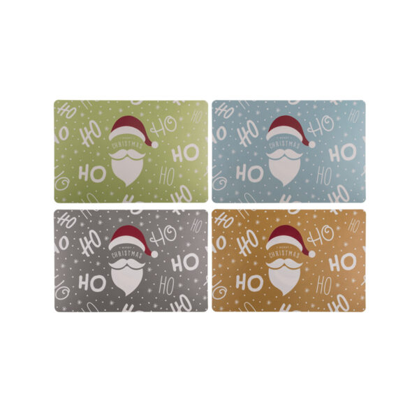 Χριστουγεννιάτικο σουπλά HO HO Santa, ca. 43, 5 x 28, 5 cm 12τεμ/display CHRISTMAS