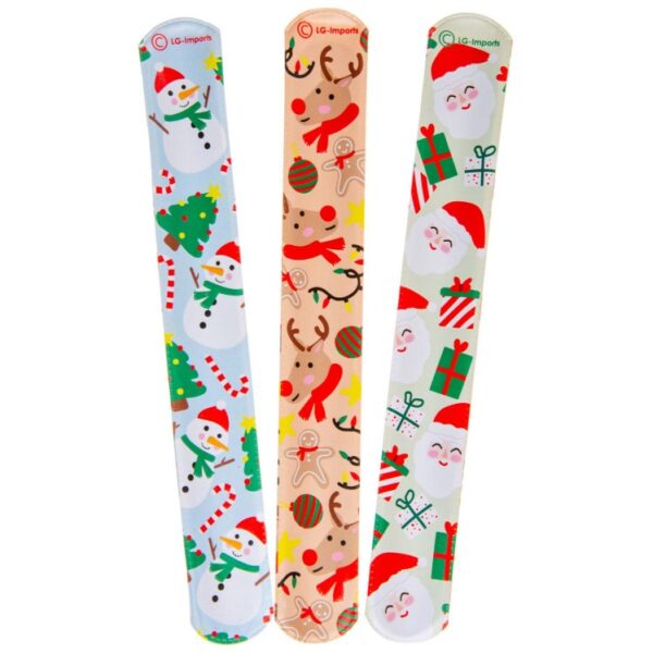 Χριστουγεννιάτικο κλαπ-βραχιόλι display/36 τεμ. 22X3εκ