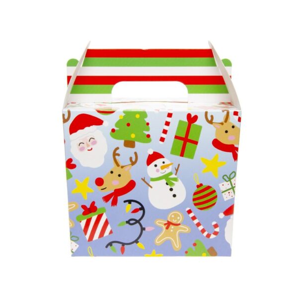 Χριστουγεννιάτικο Χάρτινο Κουτί Φαγητού 14X9.5X12εκ CHRISTMAS
