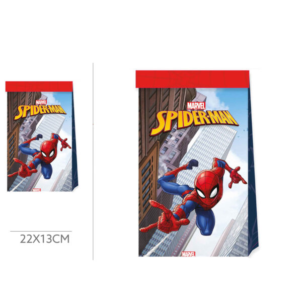 Χάρτινες Τσάντες Spider-Man, 4 τεμ.