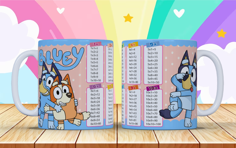 Κούπα Bluey OEM με προπαίδεια