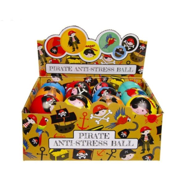 Anti-Stress Μπάλα Πειρατής 24 Τμχ. 6 Εκ.