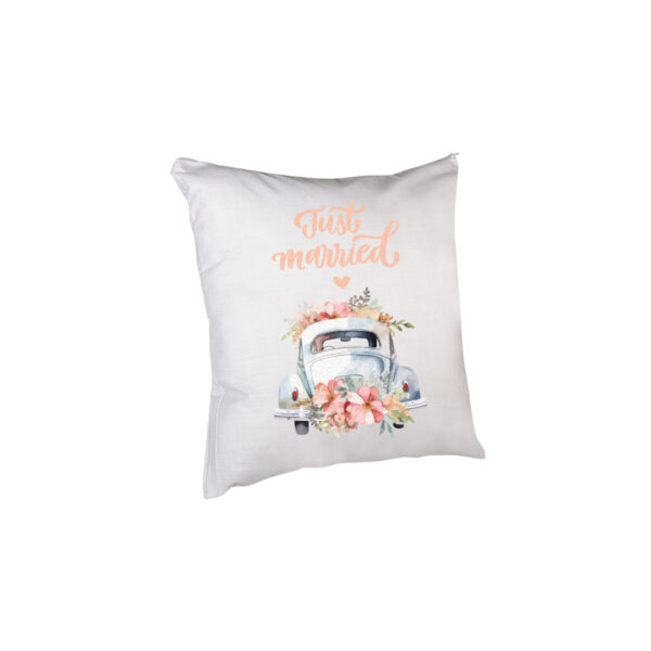 Μαξιλάρι Just Married 38cm.