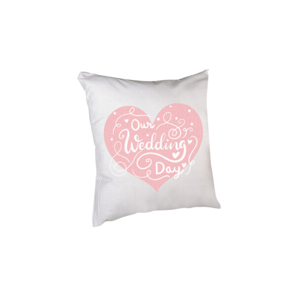 Μαξιλάρι Our Wedding Day 38cm.
