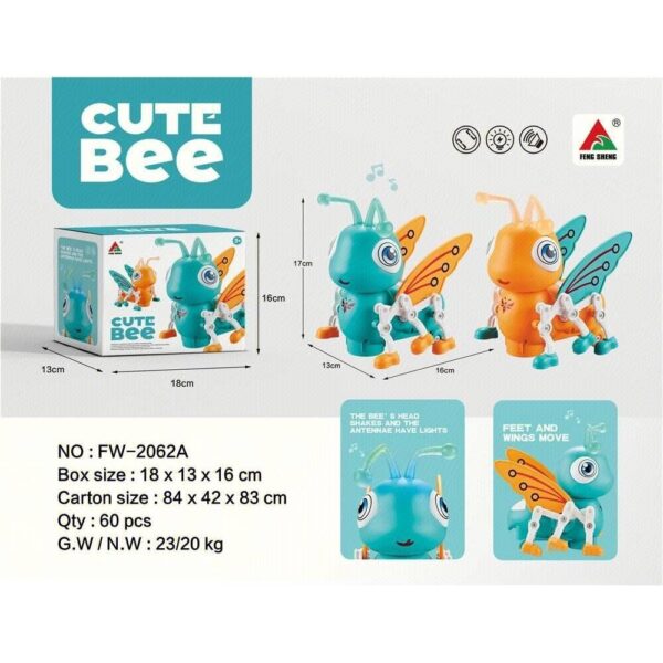 ΧΑΡΙΤΩΜΕΝΗ ΑΚΡΙΔΑ ΜΕ ΚΙΝΗΣΗ ΜΟΥΣΙΚΗ ΚΑΙ ΦΩΤΑ, ΜΕ ΚΙΝΟΥΜΕΝΑ ΠΟΔΙΑ ΚΑΙ ΦΤΕΡΑ BEBE