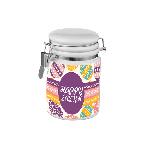 Βάζο Happy Easter με σχέδια αυγών