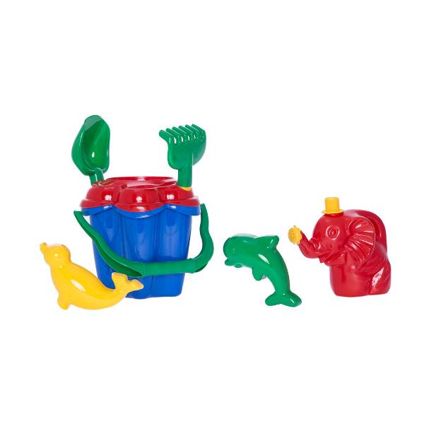 Σετ παιχνιδιών για άμμο με σχήμα λουλούδι - 7 στοιχεία 205x300