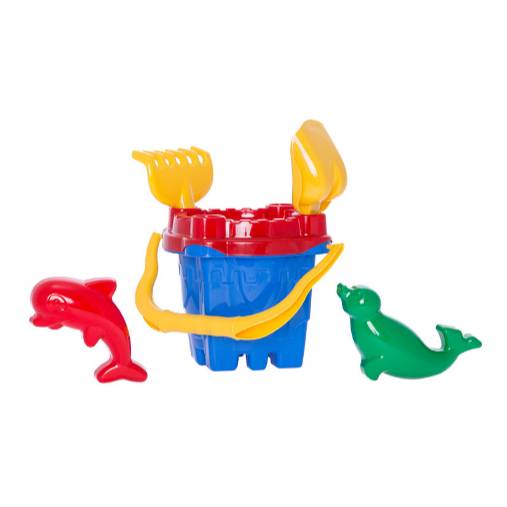 Σετ παιχνιδιών για άμμο Κάστρο - 6 στοιχεία 180x180x290