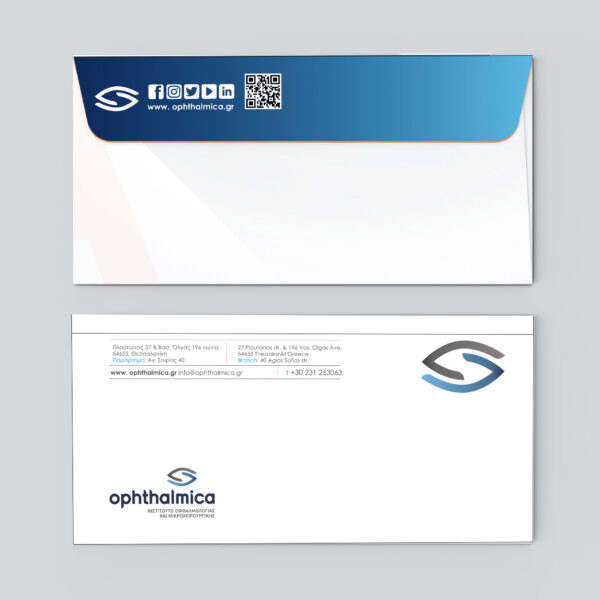 Φάκελος Αλληλογραφίας με εκτώπωση με λογότυπο εταιρίας