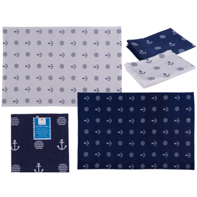 Πετσέτα χεριών Modern Maritime, 40 x 60 cm, 100% βαμβάκι