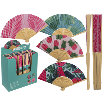 Βεντάλια 21 εκ., μπαμπού