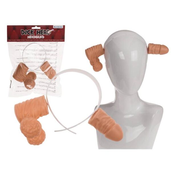 Πλαστική κορδέλα κεφαλής, Dick Head, περ. 28 x 21 εκ., σε σακουλάκι με κάρτα
