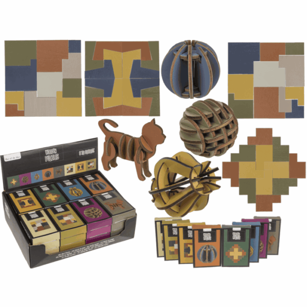 Ξύλινο παζλ, σε σπιρτόκουτο, 32/display