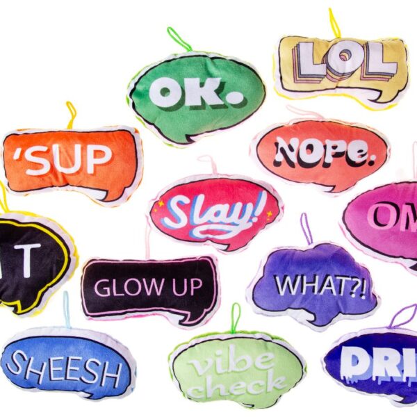 Λούτρινο εξαιρετικά μαλακό με μηνύματα 15cm