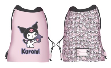 Σακίδιο με Κορδόνι Kuromi - Ροζ