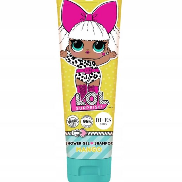 Αφρόλουτρο και Σαμπουάν  2 σε 1, LOL MANGO 240 ml