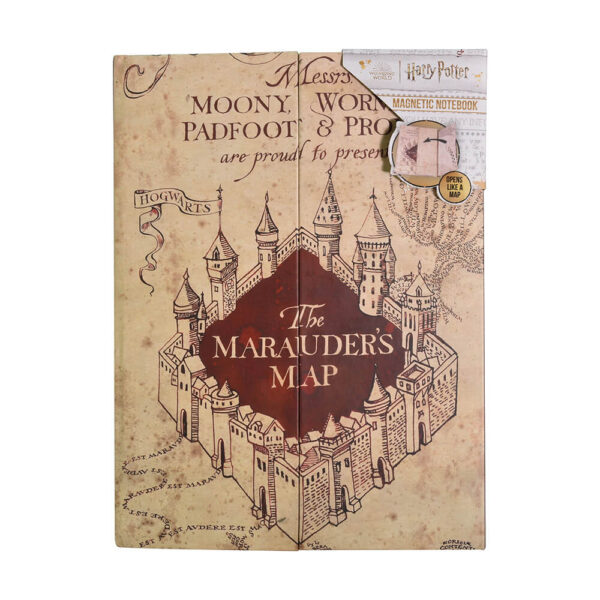 Harry Potter Marauders Map A5 Notebook Licensed