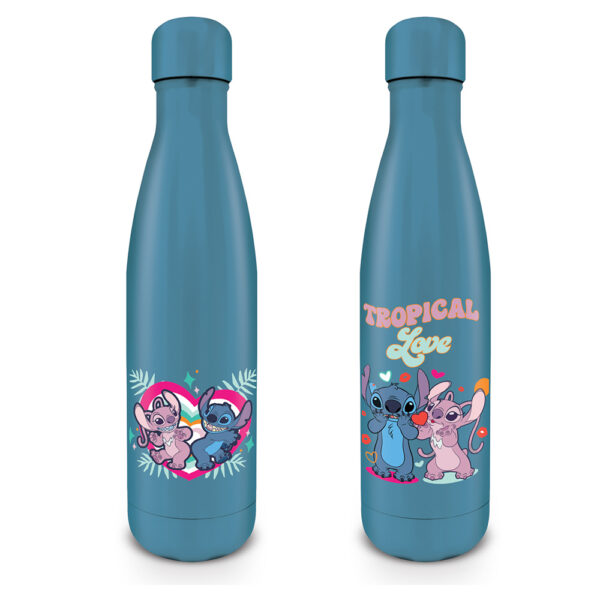 Lilo & Stitch (You 're my fave) Metal Double Wallet Drinks Bottle Licensed