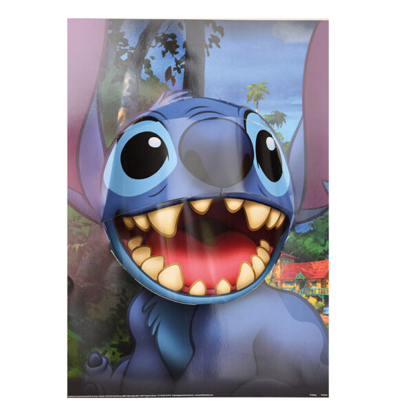 Stitch 3d Poster (Popheads) Licensed