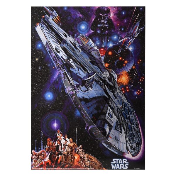Star Wars (Millenium Falcon) 3d Poster (Popheads)