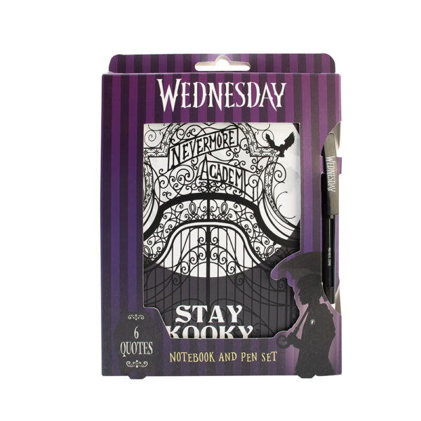 Wednesday Notebook & Pen Set - Quote Pen