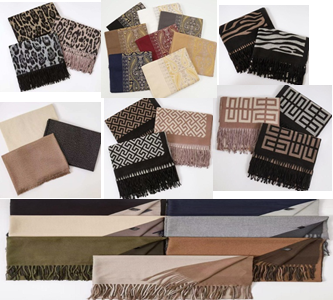 Πασμίνα σε διάφορα σχέδια