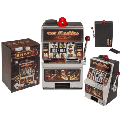 Κουμπαράς Slot Machine με ήχο και Led Money Box