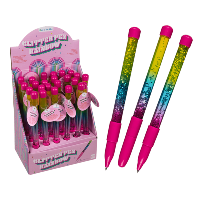Στυλό, Liquid Glitter,  19,5 εκ., 24/display