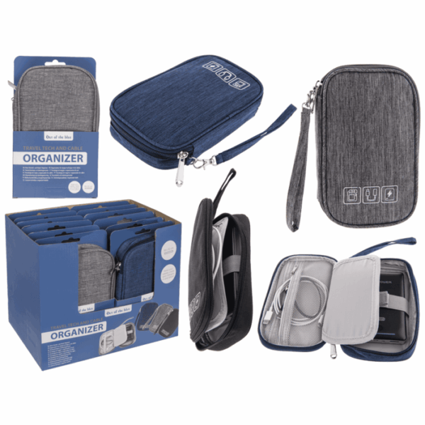 Οργανωτής καλωδίων ταξιδιού, 19 x 12 εκ. GADGET