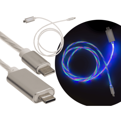 Καλώδιο γρήγορης φόρτισης και δεδομένων USB-C σε USB-C, 1 μ. GADGET