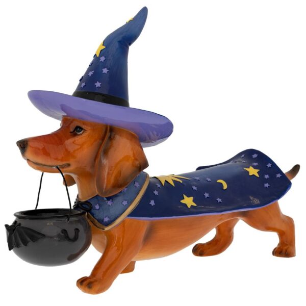 Πολυρεζιν Φιγουρα Σκυλου Wizard 22Χ55Χ37Εκ Halloween
