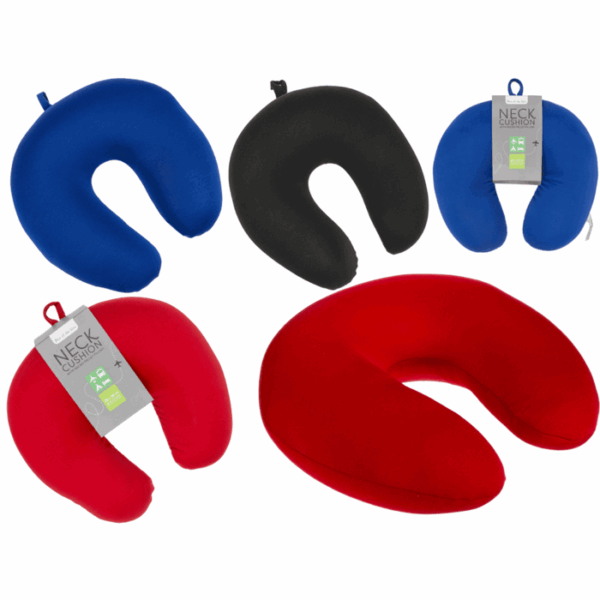 Μαξιλάρι Αυχένα σε 4 χρώματα micropellet 26 Χ 26 εκ.