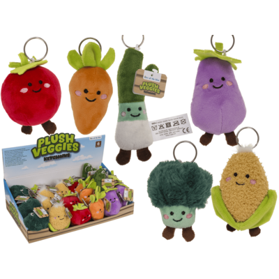 Μεταλλικό μπρελόκ με Λούτρινο λαχανικό 12 εκ KEYCHAIN