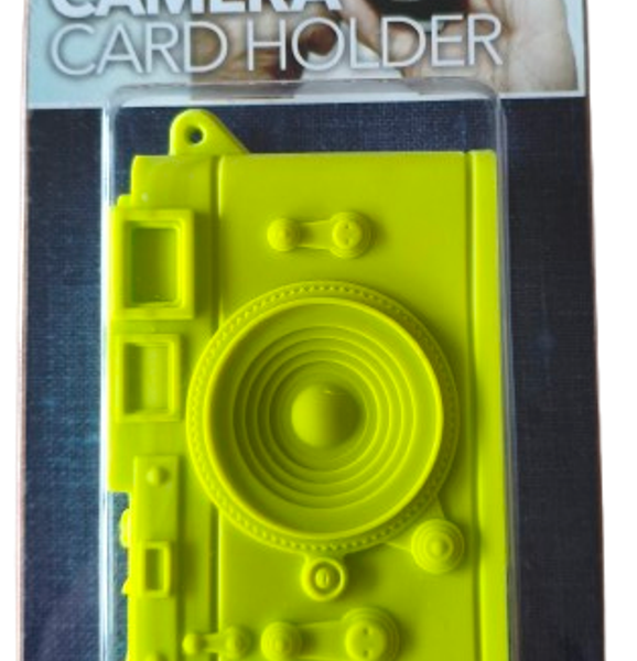 Θήκη καρτών σιλικόνης κιτρινη 11*6,5*1εκ