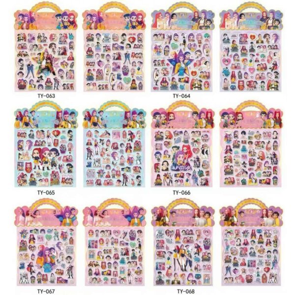 Αυτοκόλλητα σετ Demon H 12τεμαχια 2 σελιδων